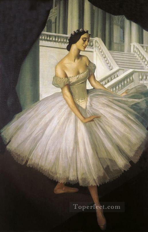 alexandre jacovleff portrait of anna pavlova 1915 Russian ballerina dancer Oil Paintings